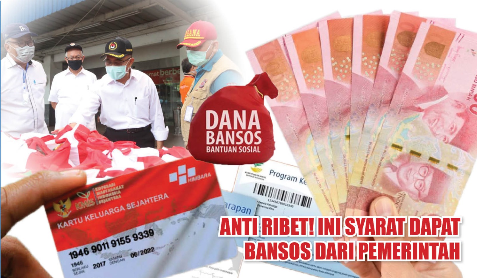 Anti Ribet! Ini Syarat Dapat Bansos dari Pemerintah