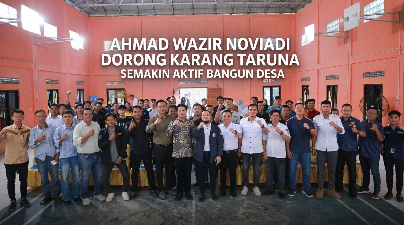 Bukan Kaleng-Kaleng! Ahmad Wazir Noviadi Gebrak Pemulutan Barat, Dorong Karang Taruna Jadi Motor Ekonomi Desa