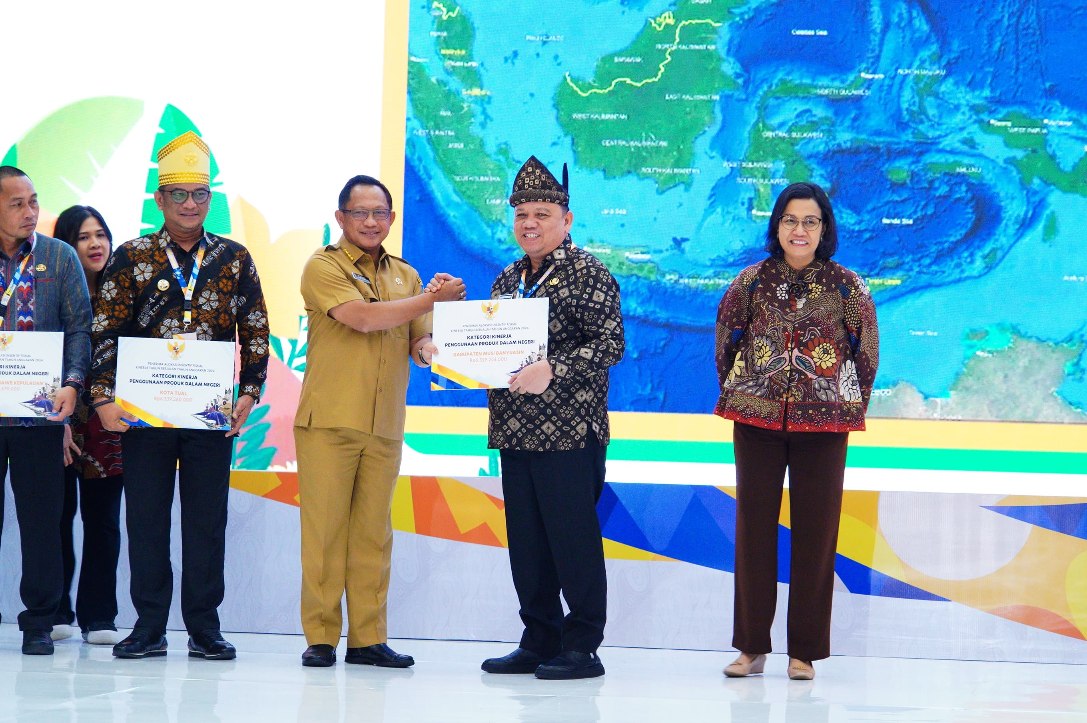 Komitmen Gunakan Produk Dalam Negeri, Pemkab Muba Dapat Reward 18,9 Miliar