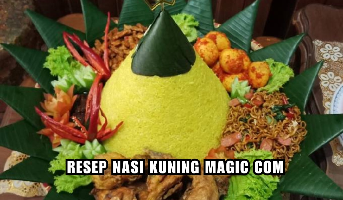 Praktis & Nikmat! Begini Cara Bikin Nasi Kuning Rice Cooker Dijamin Anti Gagal