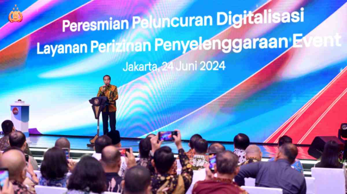 Percepat Proses Perizinan, Presiden Jokowi Launching Digitalisasi Layanan Perizinan Penyelenggaraan Event