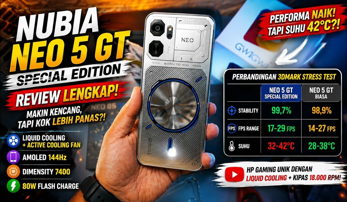 Nubia Neo 5 GT Special Edition Review: HP Gaming 6 Jutaan dengan Fitur Shoulder Trigger!