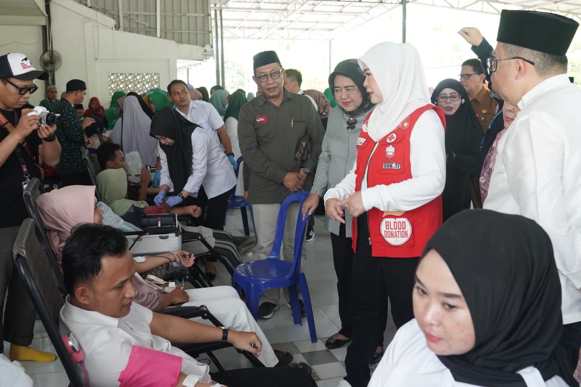 PMI Sumsel dan PWNU Kolaborasi Gelar Donor Darah di Ponpes Aulia Cendekia