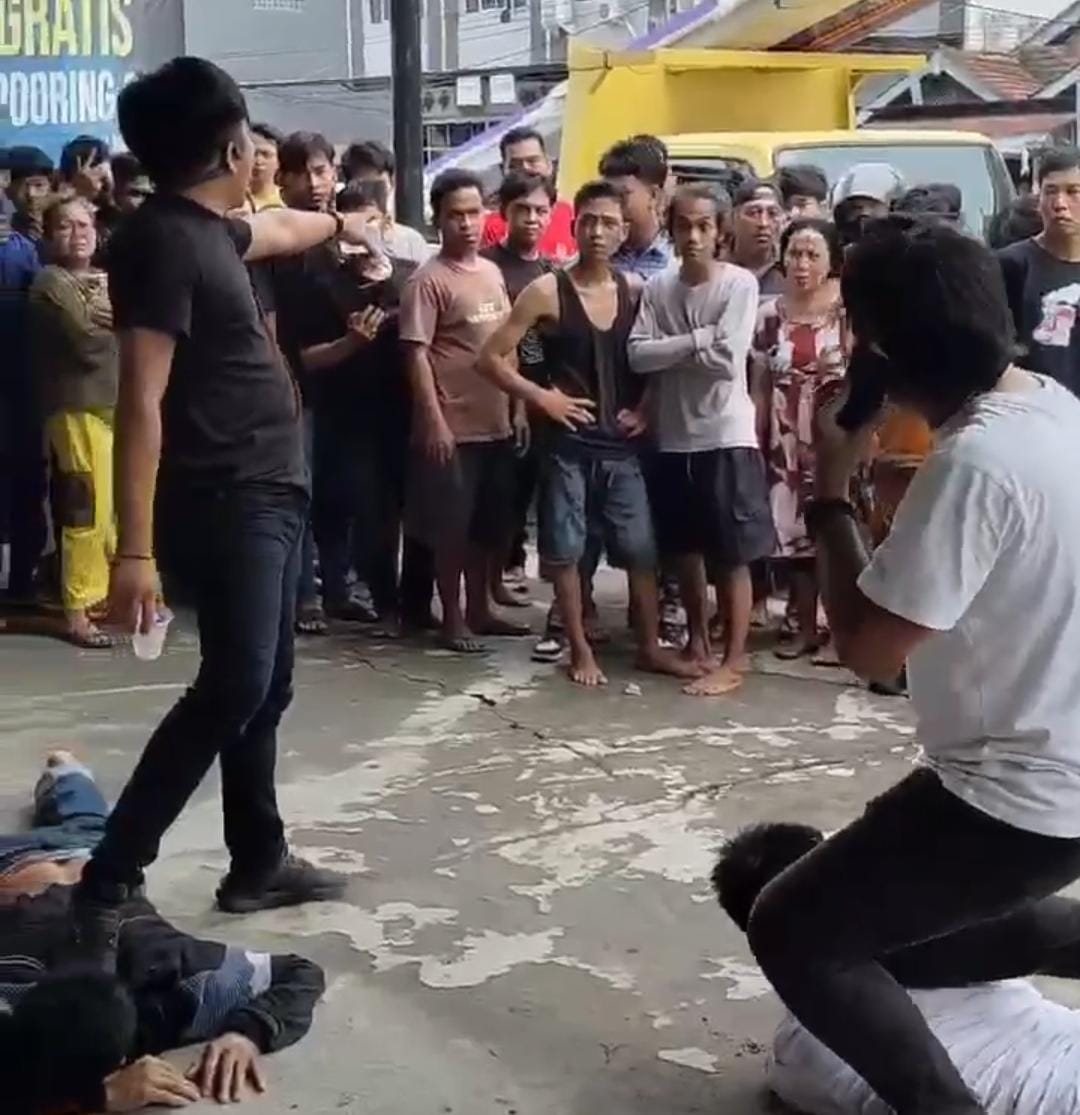 Viral! Video Penangkapan 4 Terduga Komplotan Curanmor di Lubuk Linggau