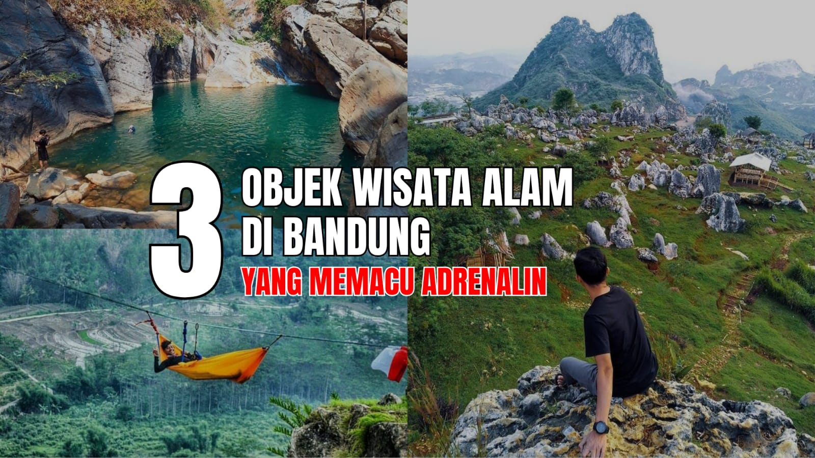 3 Objek Wisata Alam Uji Adrenalin di Bandung, Ada Bekas Danau Prasejarah Berusia 27 Juta Tahun, Berani? 