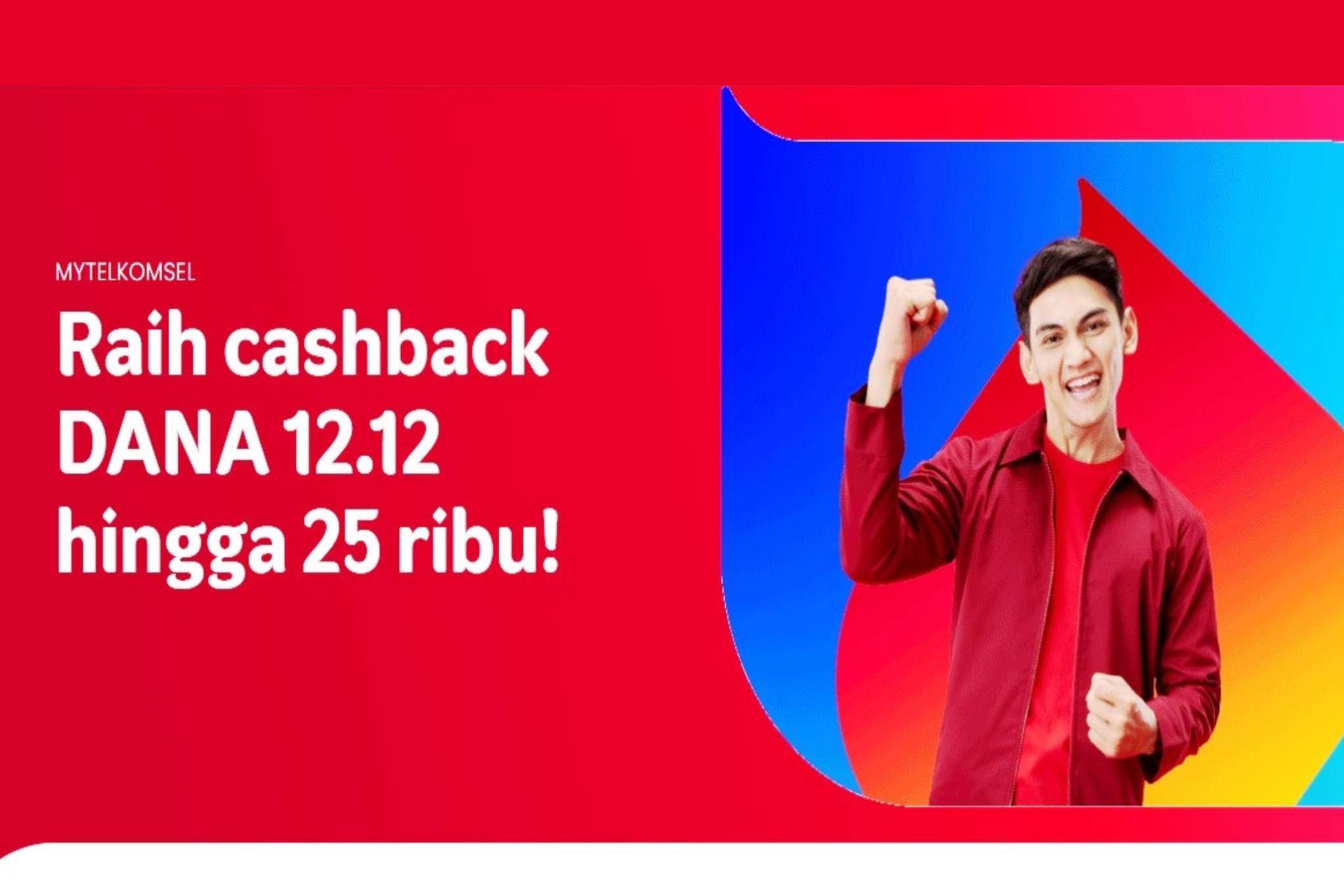 KHUSUS HARI INI! Promo 12.12 dari Telkomsel Ada Cashback DANA Hingga 25 Ribu