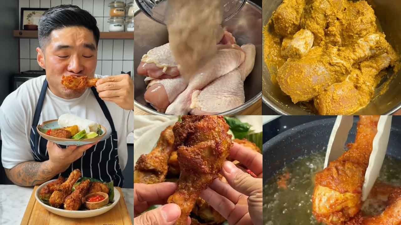 Enak dan Juicy, Begini Cara Membuat Ayam Goreng Kuning Tanpa Ungkep, Lengkap dengan Sambal Bawang