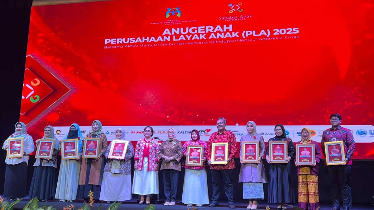 Komitmen pada Hak Anak, PTBA Sabet Anugerah Perusahaan Layak Anak Tingkat Nindya