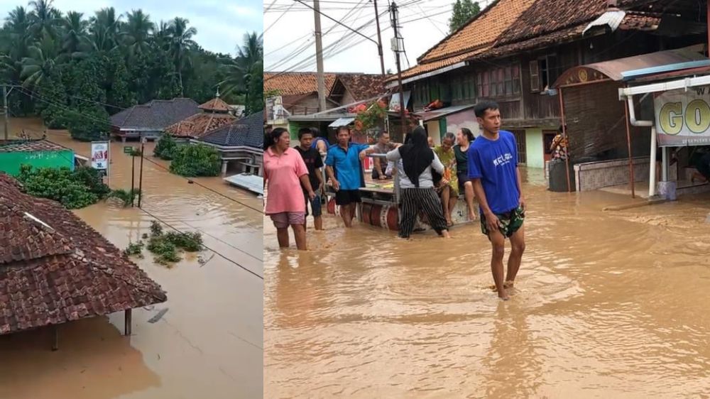 Hujan Deras Akibatkan Sungai Ogan dan Kambas Meluap, OKU Kembali Terendam Banjir