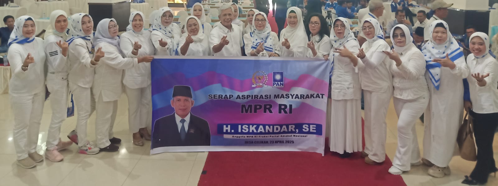 Serap Aspirasi Masyarakat di Kabupaten OKI, H Iskandar Bahas Ekonomi Kerakyatan