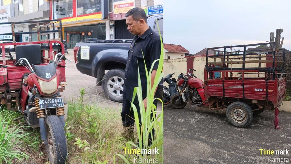 Kendaraan Misterius 2 Minggu Parkir Depan Ruko, Siapakah Pemiliknya? ini Penjelasan Kapolsek Kemuning