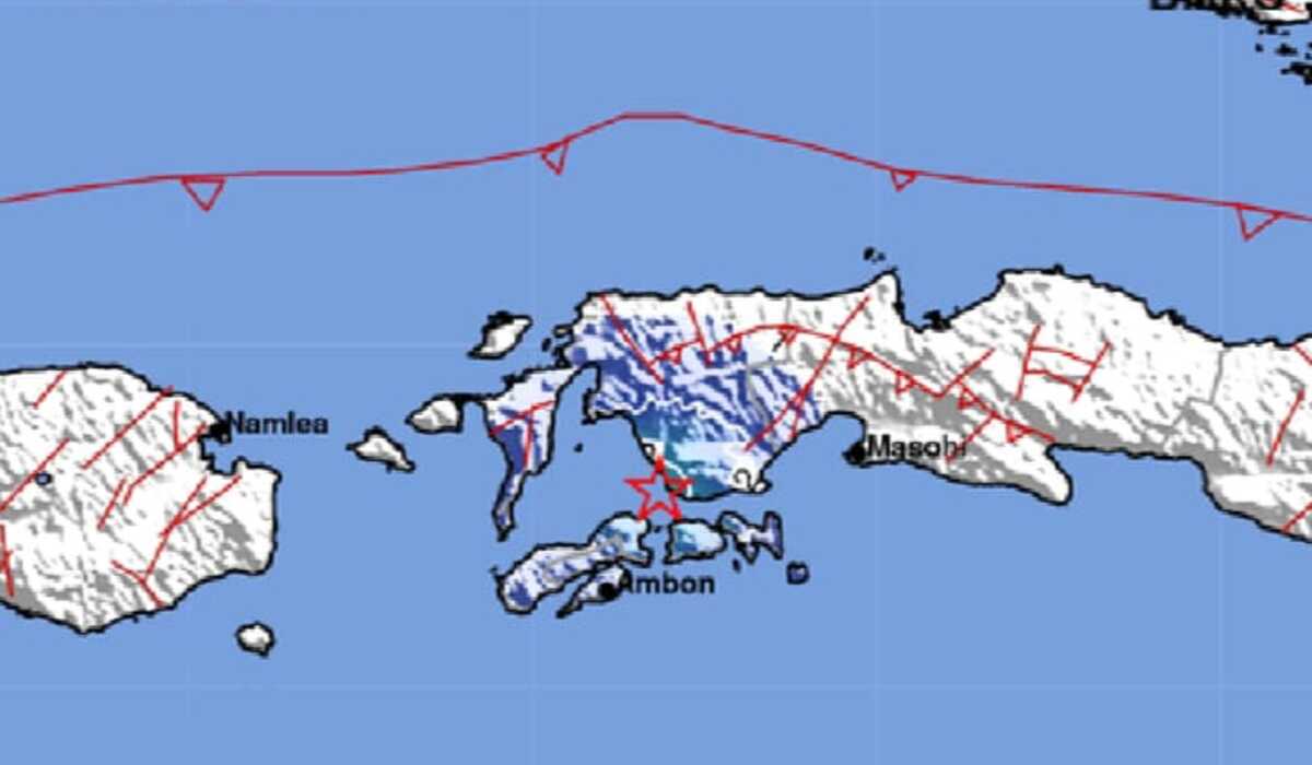 Pagi Ini Gempa Laut Guncang Saparua Maluku, Kekuatannya 4.1 M