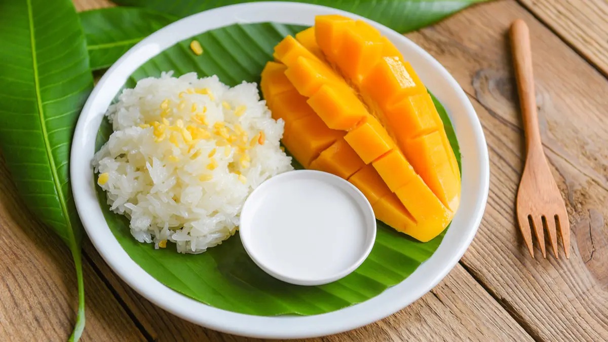 Kudapan ala Thailand, Mango Sticky Rice Menu Takjil Buka Puasa Dijamin Enak Bingit