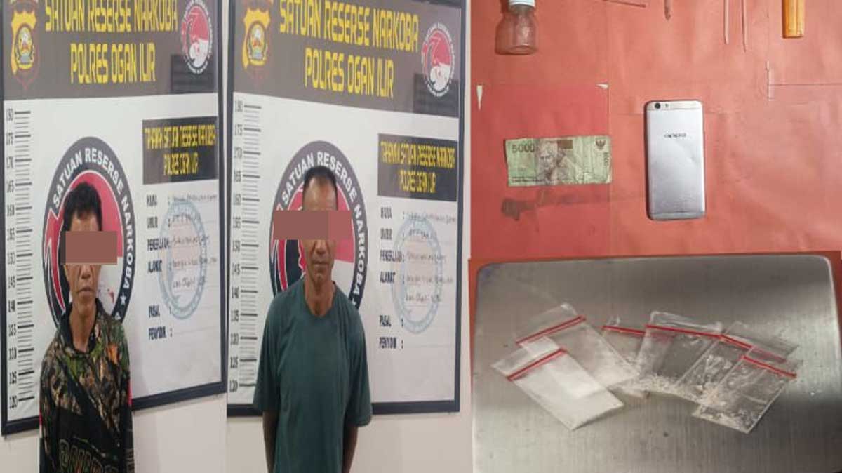 Samarkan Sabu dalam Dompet Motif Anime, Dua Buruh di Ibul Besar II Tak Berkutik Digerebek Polisi