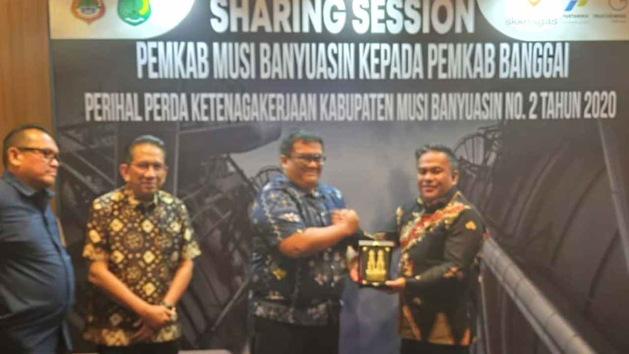 Sharing Session Ketenagakerjaan Pemkab Musi Banyuasin dan Pemkab Banggai, Ini Tujuannya
