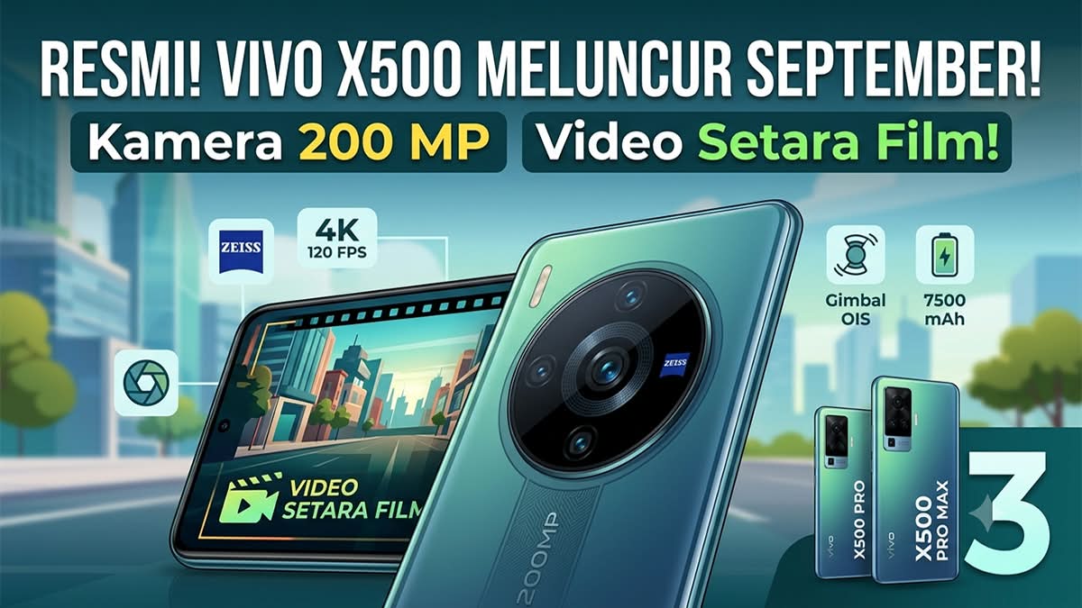 Tanpa Lewati Seri X400, Vivo X500 Series Hadir Bawa Spesifikasi Dewa Setara Kamera Sineas