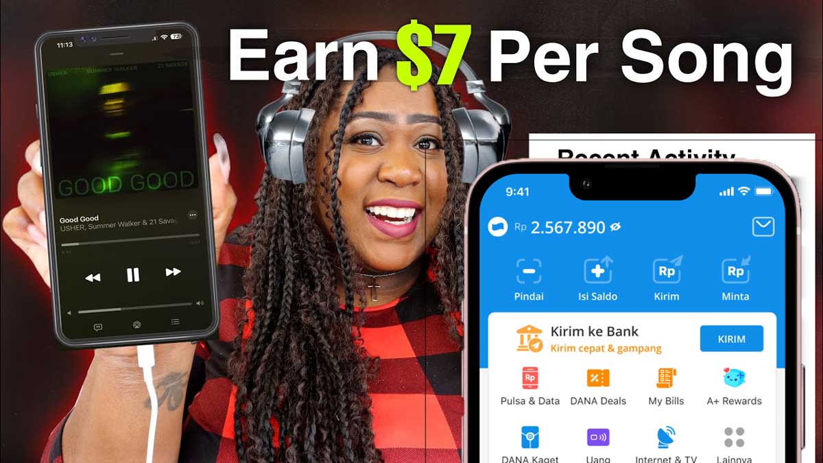 Seriusan Cuan! Dengerin Lagu Favorit Dikasih Saldo DANA Rp450.000, Hidup Santai Tapi Berfaedah, Gini Caranya