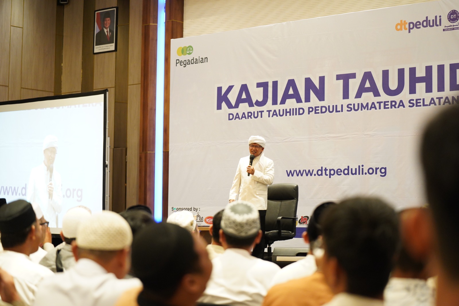 Pegadaian Kanwil III Sumbagsel Gelar Safari Dakwah Bersama Aa Gym, Tanamkan Keikhlasan dakam Bekerja