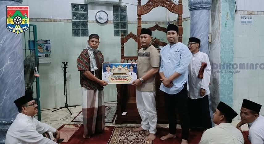 Wali Kota Lubuk Linggau H  Rachmat Hidayat Gelar Safari Ramadan di Masjid At-Taqwa