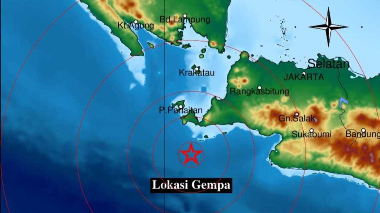 Pagi Ini Sumur Banten Diguncang Gempa, Cek Kekuatan, Kedalaman dan Episentrumnya