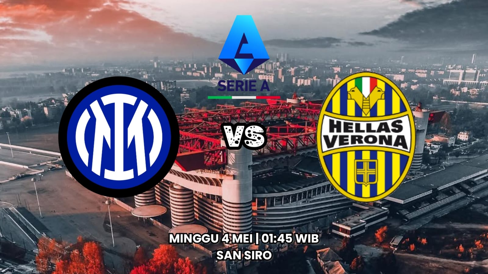 Prediksi Inter Milan vs Hellas Verona - Preview Liga Serie A, Kabar Tim dan Susunan Pemain