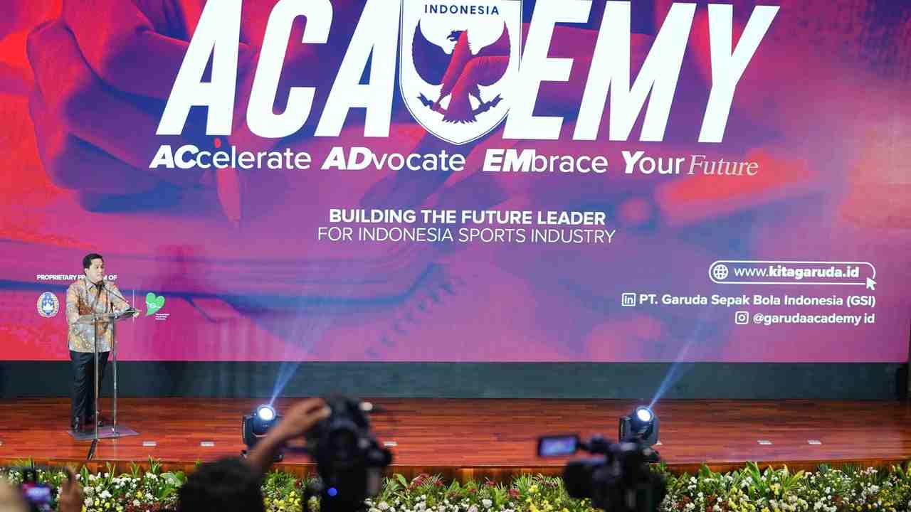 Garuda Academy Resmi Diluncurkan, Diikuti 3 Mantan Pemain Timnas, Ini Penegasan Erick Thohir