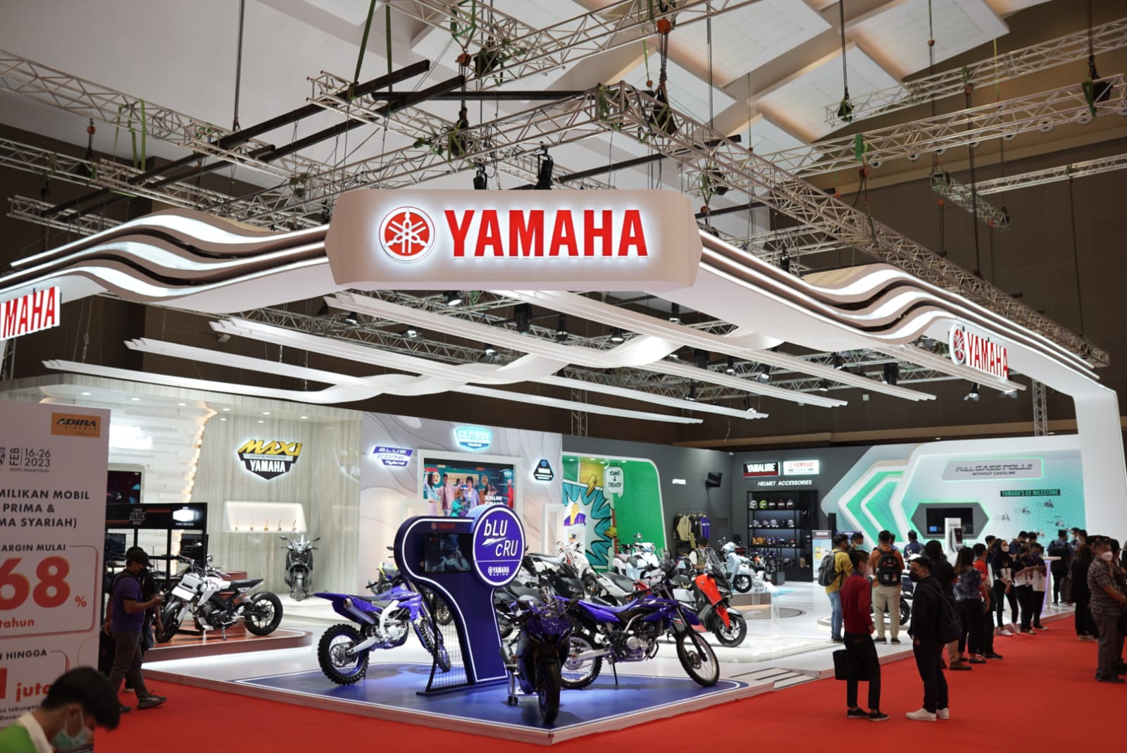 Yamaha Hadirkan Inovasi dan Teknologi, Generasi 125 Invasi IIMS 2023