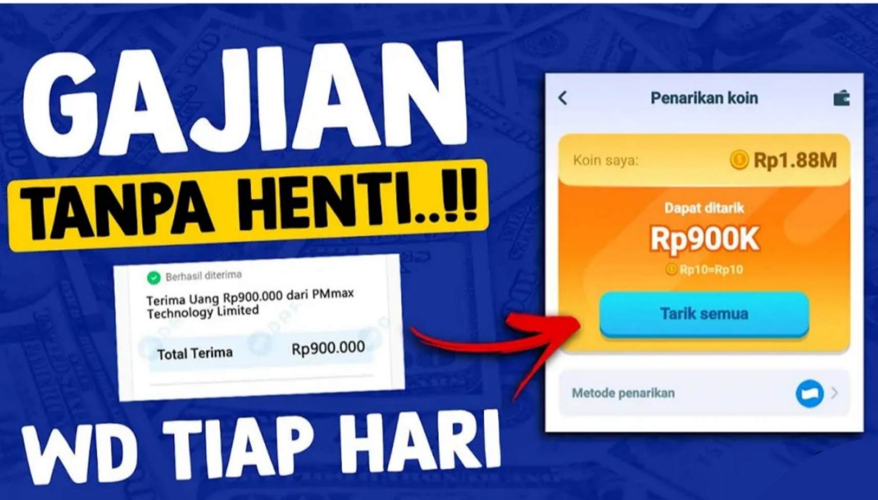 Gajian Saldo DANA Gratis Tanpa Henti, Tiap Hari Bisa Withdraw Rp100.000 dari Game Penghasil