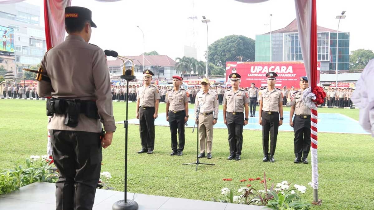 1.378 Personel Polda Sumsel Dapat Kenaikan Pangkat, Ini Rinciannya