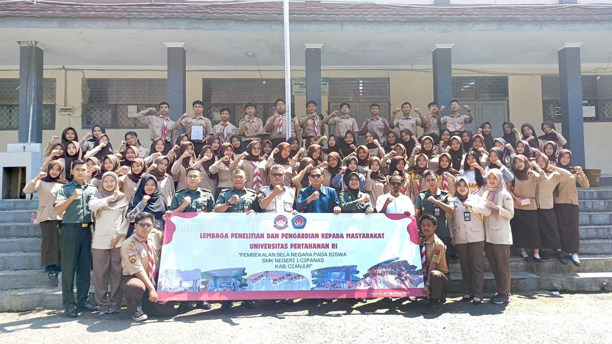 Unhan RI Bekali Nilai-nilai Bela Negara pada Siswa SMKN 1 Cipanas, Ini Tujuannya