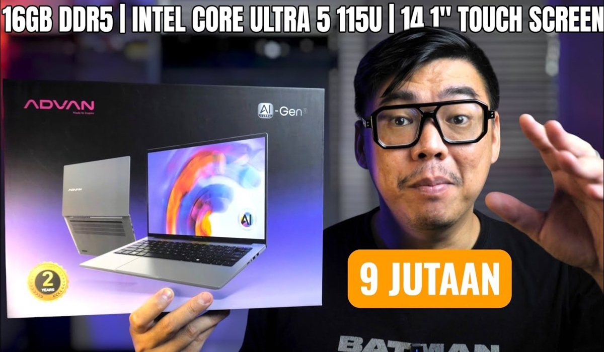 Laptop 9 Jutaan Spek Dewa! Unboxing Advan AI Gen Ultra T