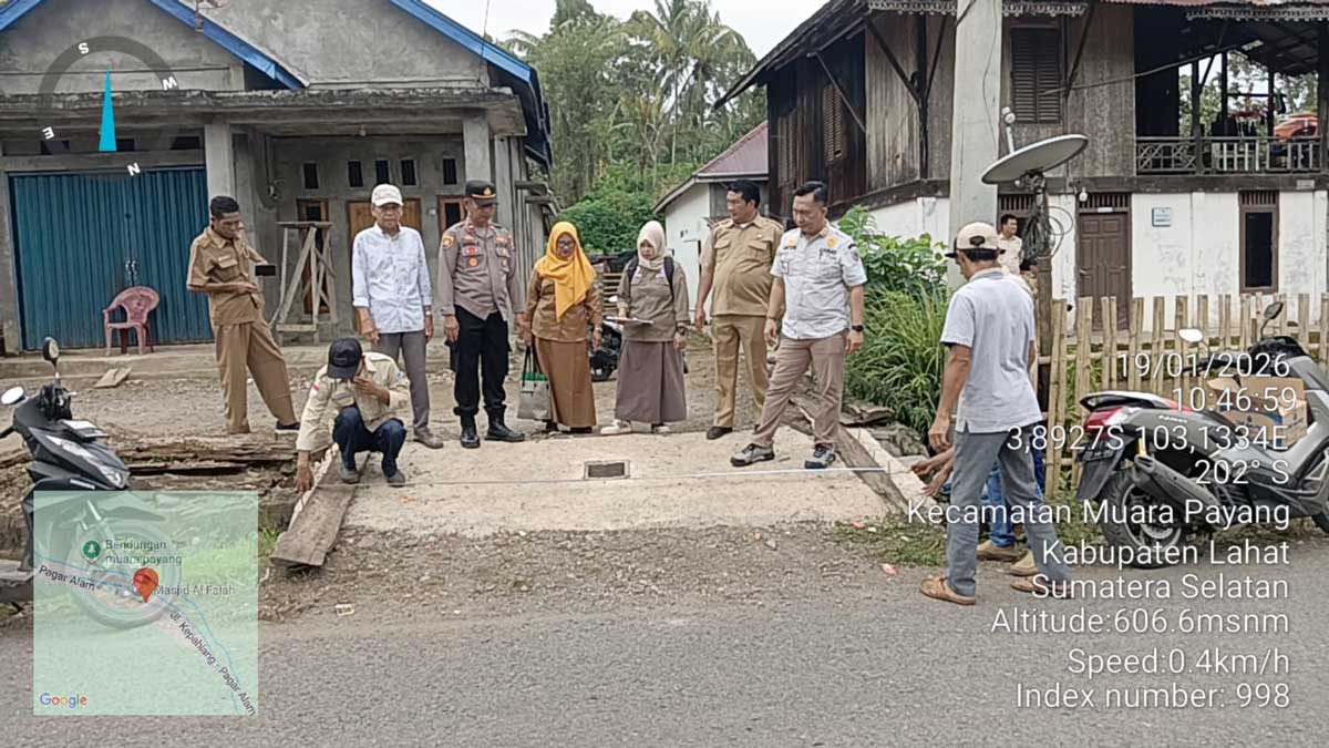 Tuntas di 7 Desa! Camat Muara Payang Cek Langsung Hasil Pembangunan Dana Desa 2025