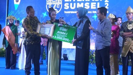 OKU Timur Borong Juara di Literasi Musikalisasi Puisi
