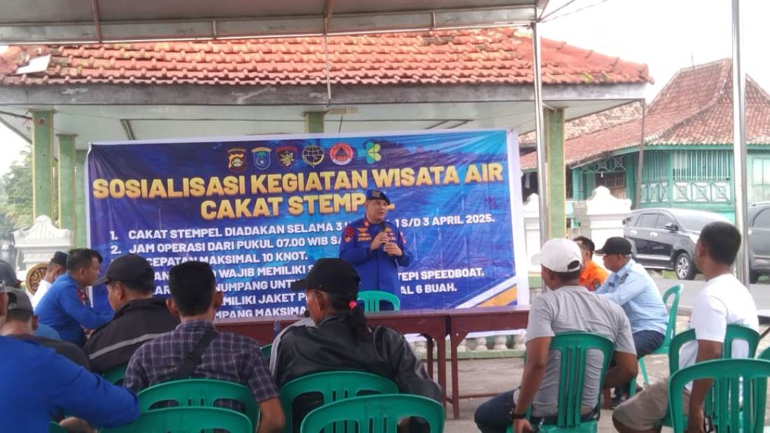 Sosialisasi Wisata Air 'Cakat Stempel' di Kayuagung, Ini Aturannya