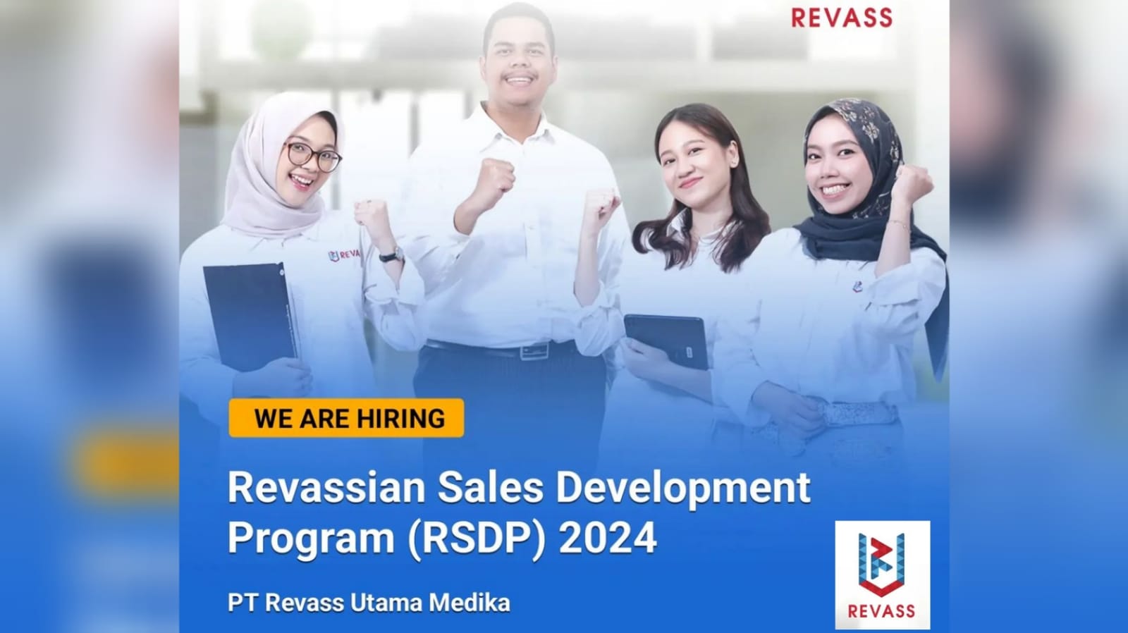 PT Revass Utama Medika Buka Lowongan Kerja Melalui Program RSDP 2024, Diploma dan Sarjana Cek Syaratnya Disini