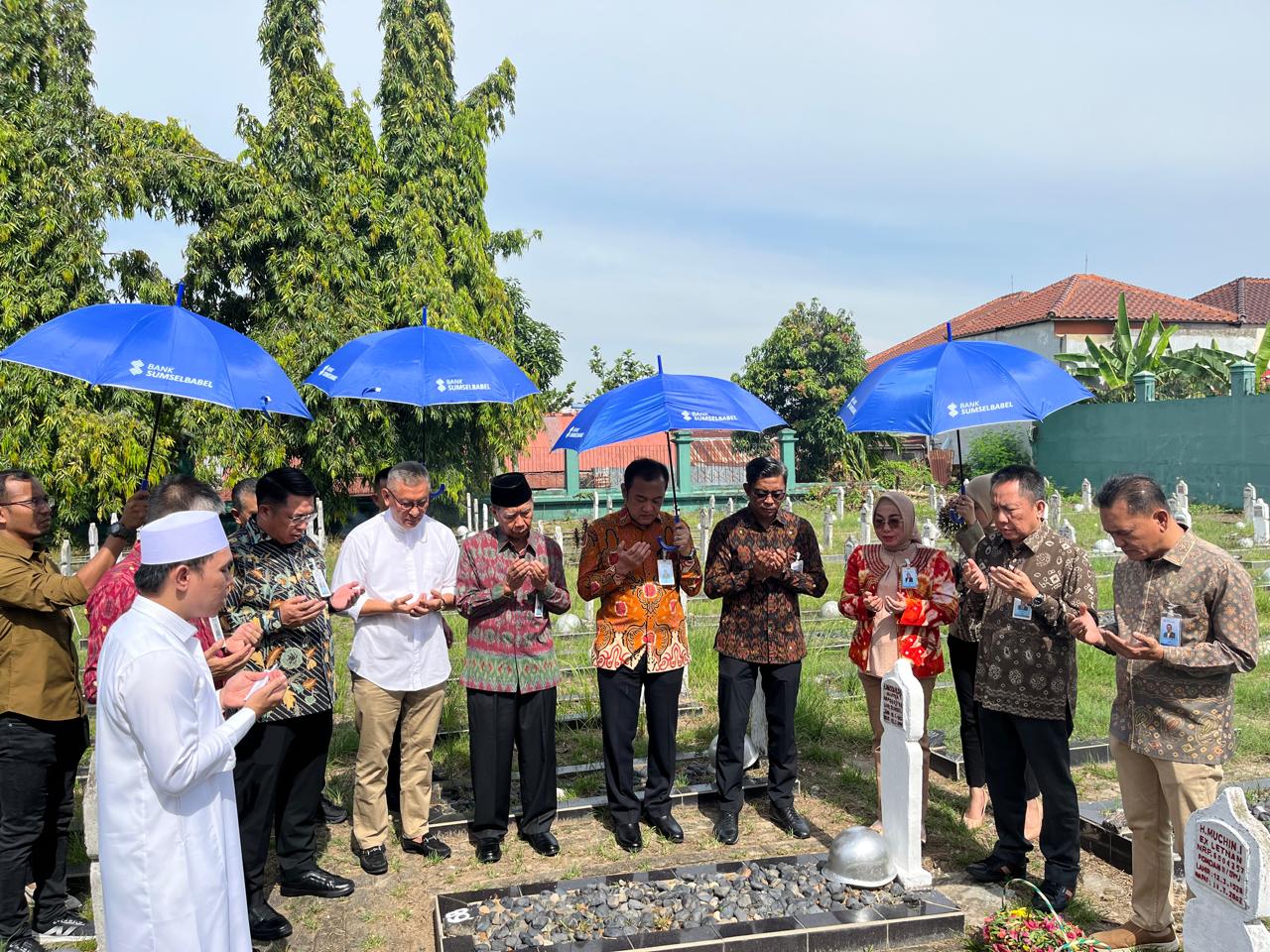 Bank Sumsel Babel Teruskan Tradisi Ziarah Makam Pahlawan, Rangkaian HUT ke-68 