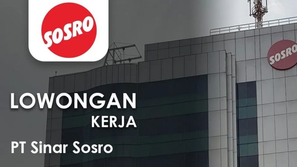 Lowongan Kerja untuk SMA SMK D3 S1 dari PT Sinar Sosro (a REKSO Company) Ada 5 Posisi Jabatan Menarik