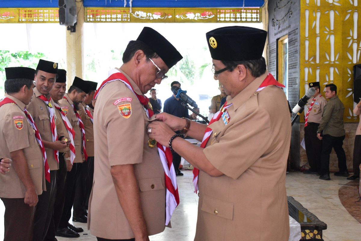 Resmi Dilantik! Pj Bupati Asmar Wijaya Jabat Kamabicab Gerakan Pramuka OKI