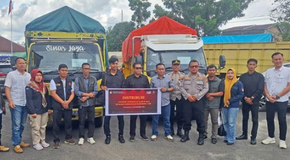 KPU OKI Mulai Distribusikan Logistik Pilkada 2024, Wilayah Ini Jadi Prioritas