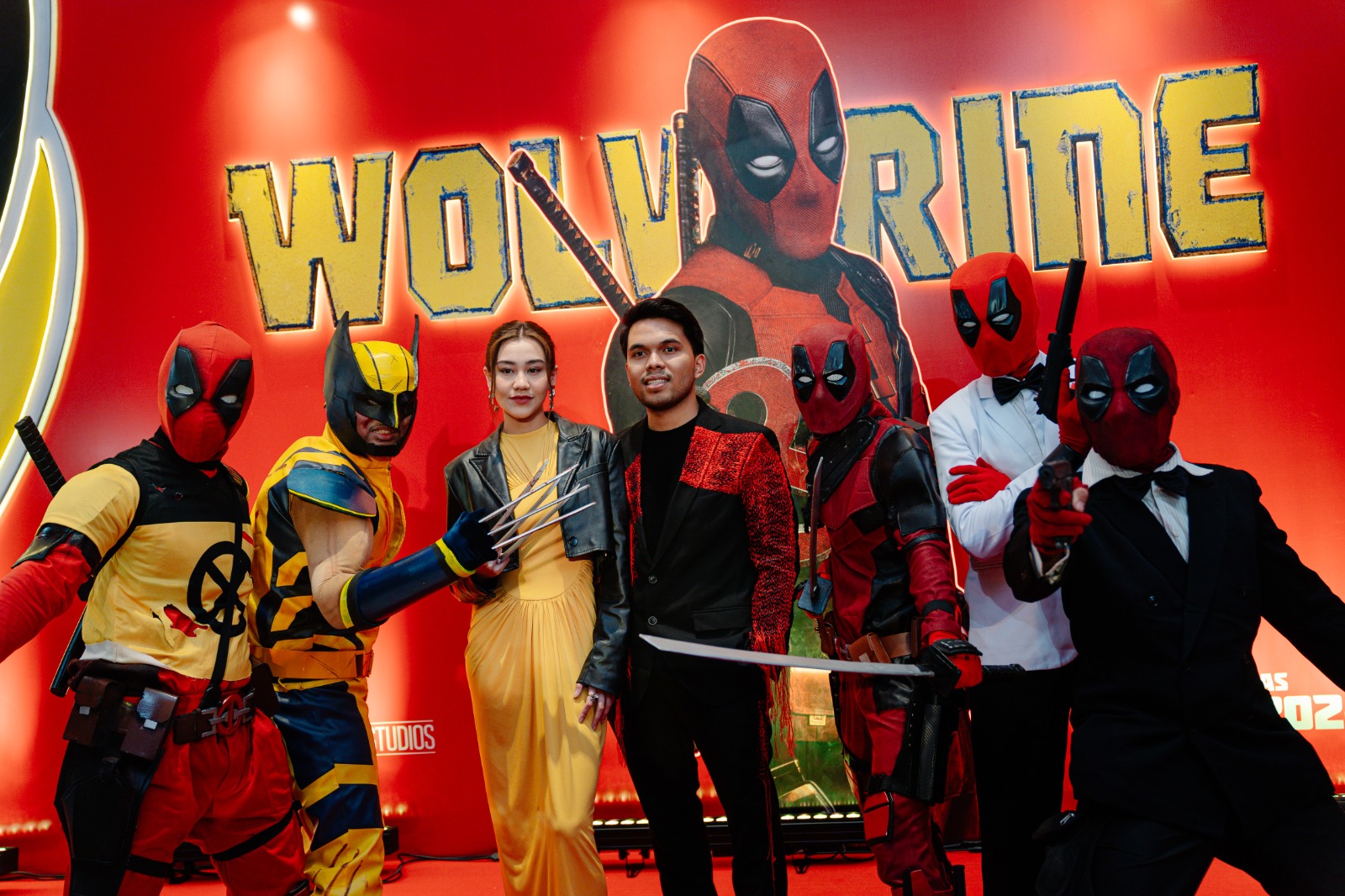 Thariq Halilintar dan Aaliyah Massaid Ikut Meriahkan Perilisan Film Marvel Studios ‘Deadpool and Wolverine'