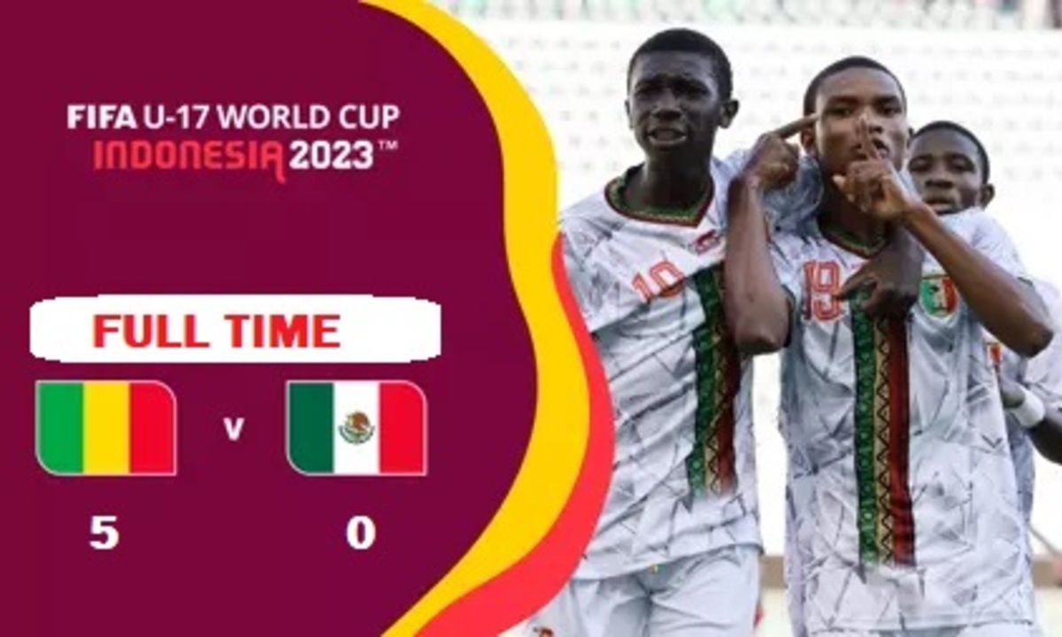 Piala Dunia U17 2023: Meksiko U17 Kalah 0-5 Dari Mali U17 Tanpa Balas, Les Aigles Melaju Perempat Final