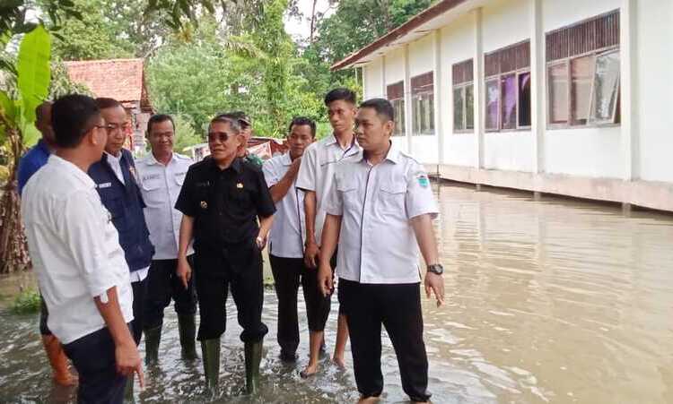 Tinjau Lokasi Banjir di OI, Wabup Ardani Tegaskan Ini