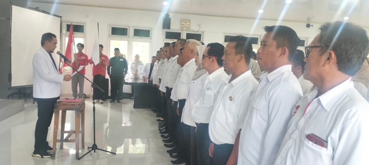 Pengurus PMI Kecamatan di OKI Dikukuhkan, Ini Tugas dan Tanggungjawab Ke Depannya