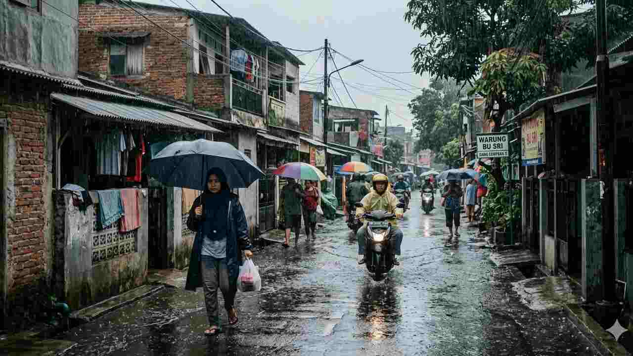 Waspada! Hujan Petir hingga Udara Kabur Landa Sumsel, Ini Daftar Wilayahnya 20 Juni 2026