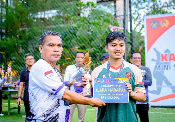 Lapas Sekayu Juara 4 Kakanwil Cup Mini Soccer Pemasyarakatan Sumsel