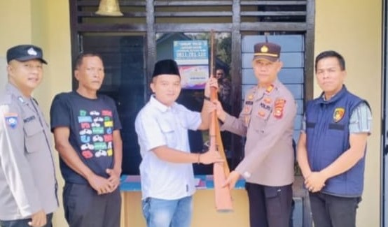 Polsek Purwodadi Polres Musi Rawas Terima Sepucuk Penyerahan Senpira