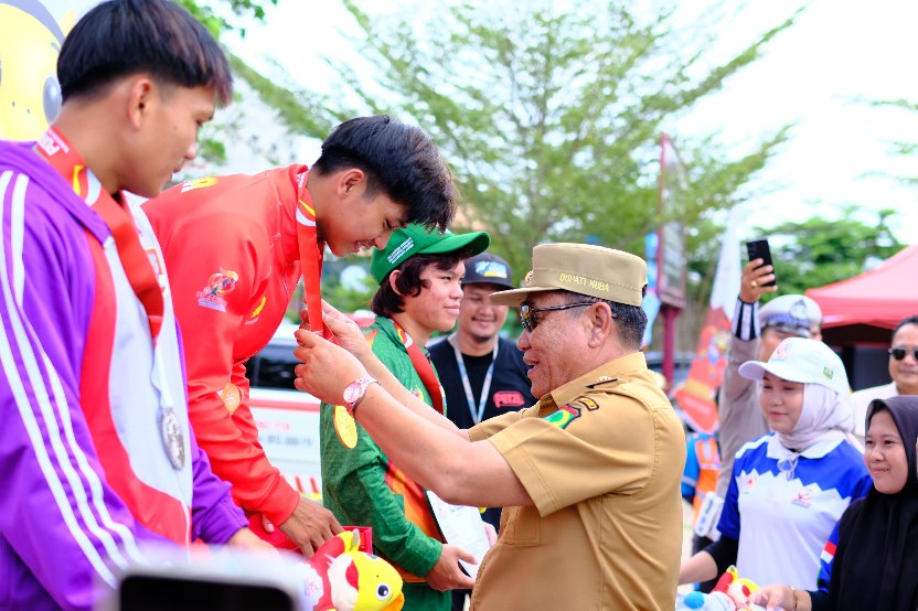 GACOR! Panjat Tebing Muba Dulang 3 Medali Emas di Porprov XV