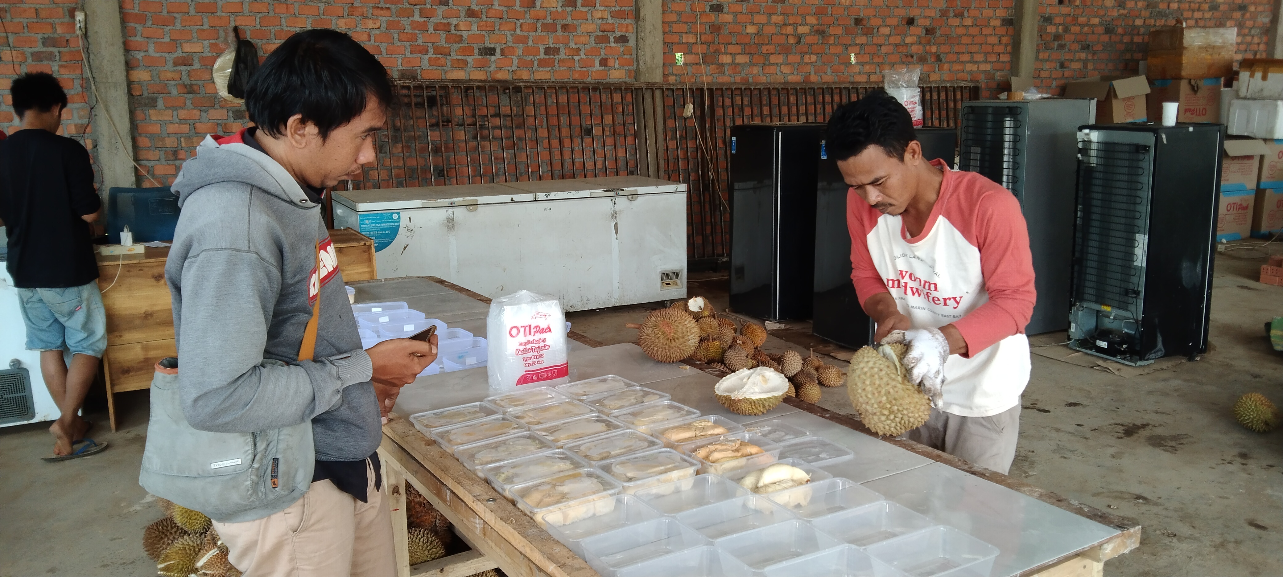  Kirim Durian Kupas hingga 3.000 Kotak ke Jawa