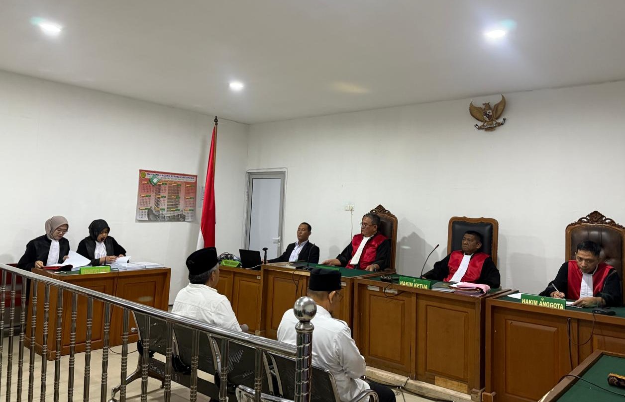 Dua Terdakwa Perkara Pembangunan Jalan Tol Betung-Tempino Dituntut 2 Tahun Penjara