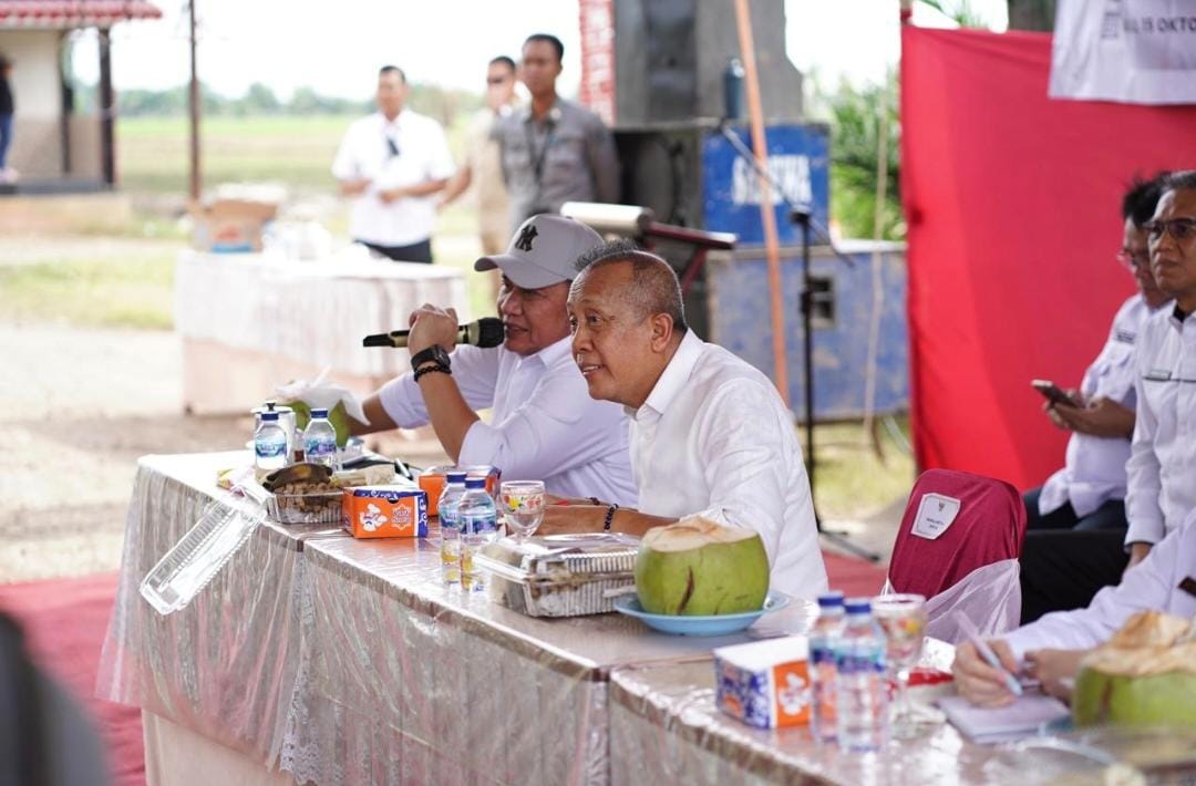Daerah Lumbung Padi Nasional, Wakil Ketua DPR RI Saan Mustopa Janji Perjuangkan Aspirasi Petani Banyuasin